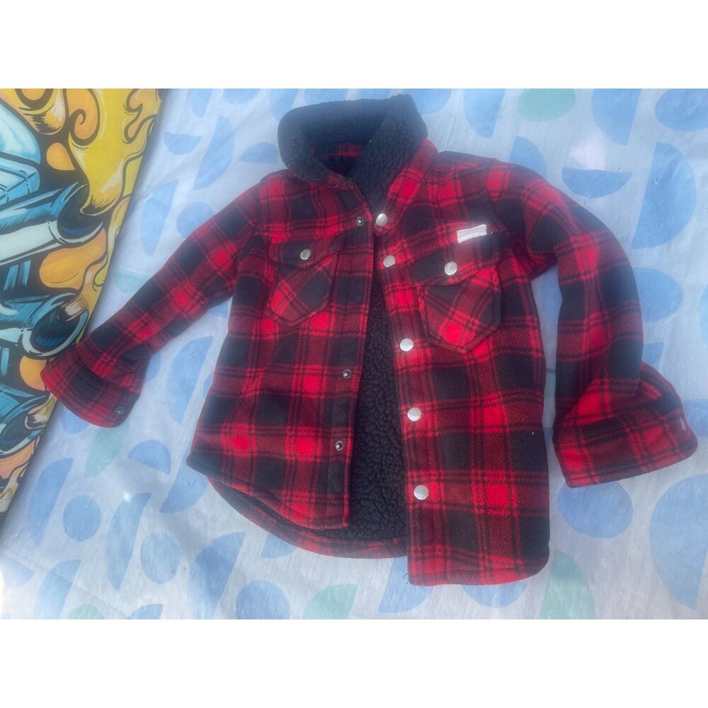 Boys Plaid Sherpa-Lined Toddler Jacket - Size 2T by Weatherproof